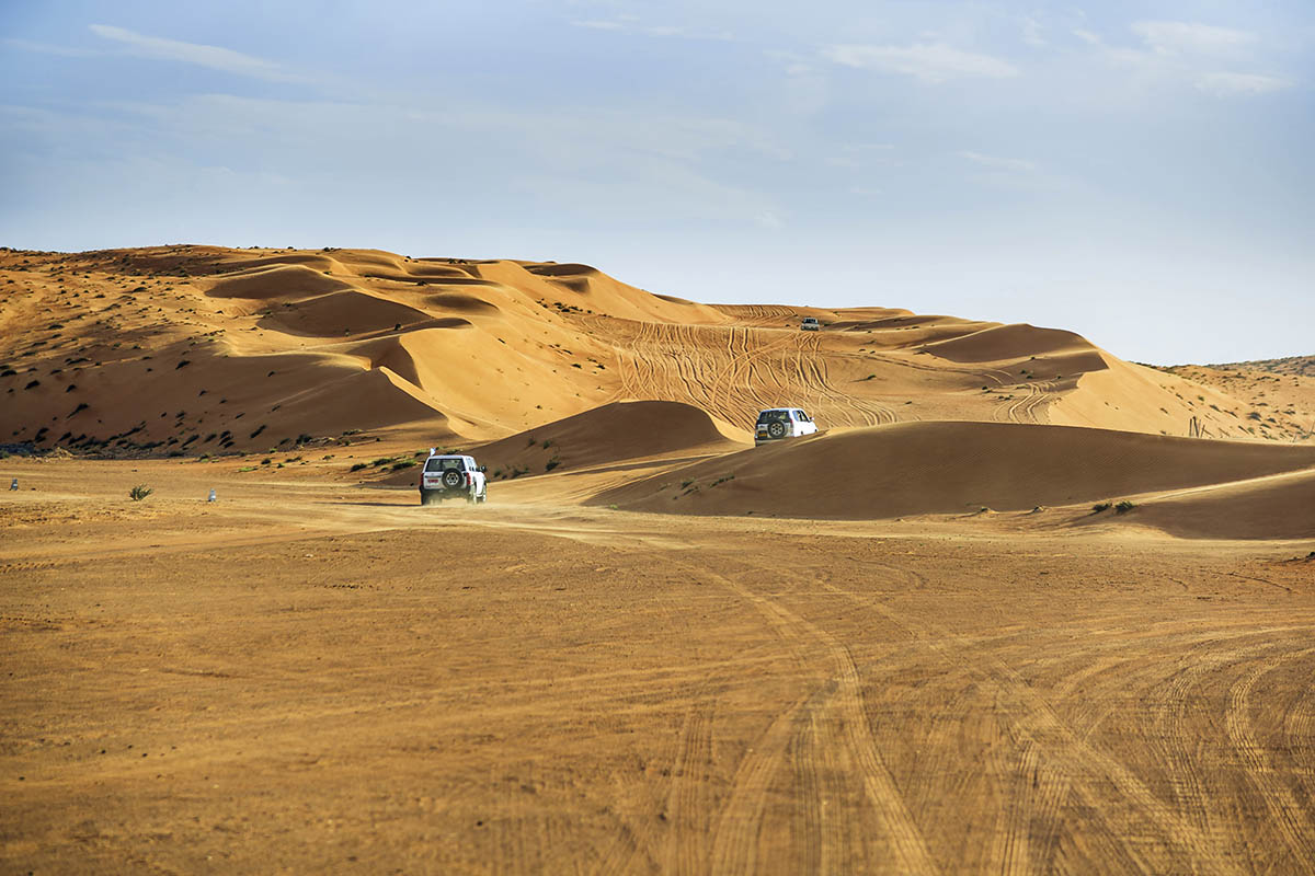 Explore the Wahiba Sands in a private 4WD