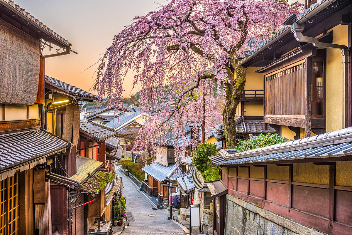 Best places to visit in Japan include Kyoto