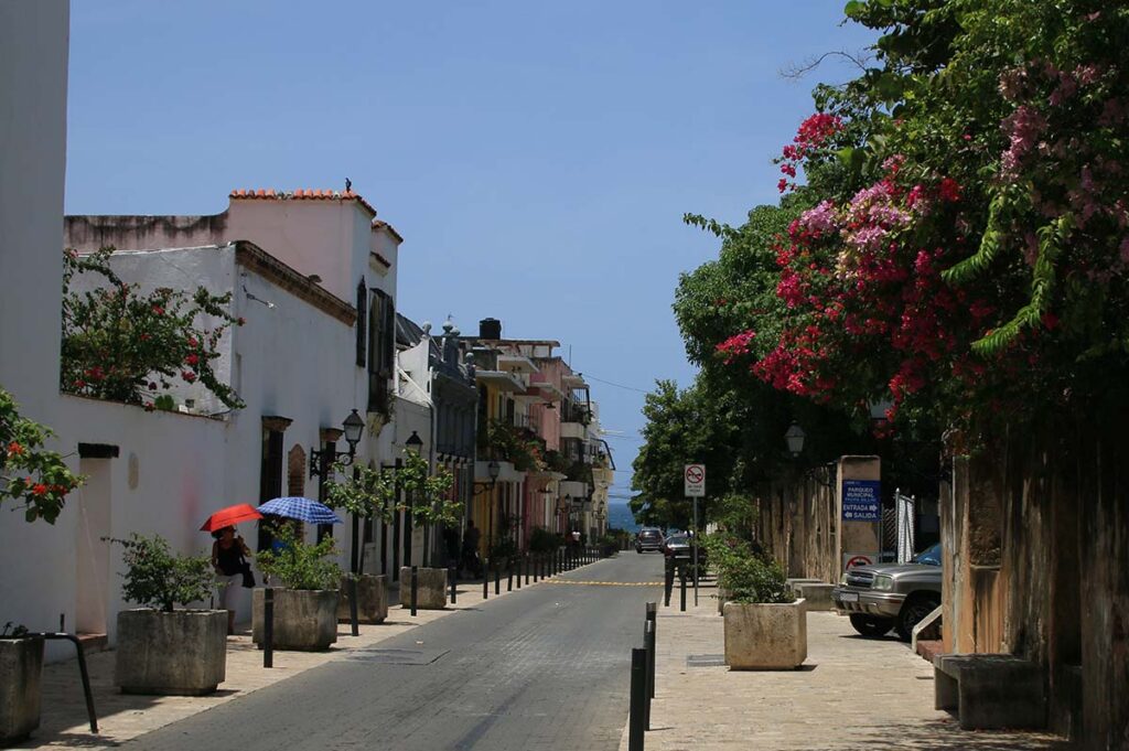 streets of Santo Domingo in the Dominican Republic