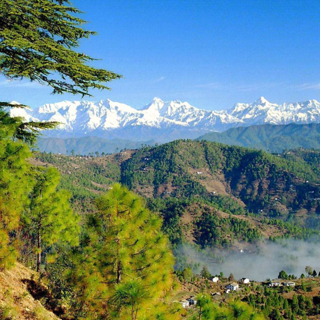 Himalaya view from Almora