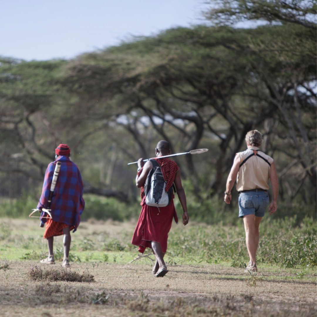 Walking with Hadzabe in Tanzania